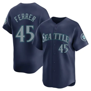 Youth Jose Ferrer Seattle Mariners Navy Limited Road Jersey