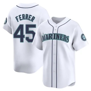 Youth Jose Ferrer Seattle Mariners White Limited Home Jersey
