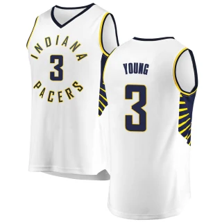 Youth Joseph Young Indiana Pacers White Fast Break Jersey - Association Edition
