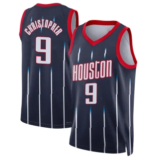 Youth Josh Christopher Houston Rockets Navy Swingman 2021/22 City Edition Jersey