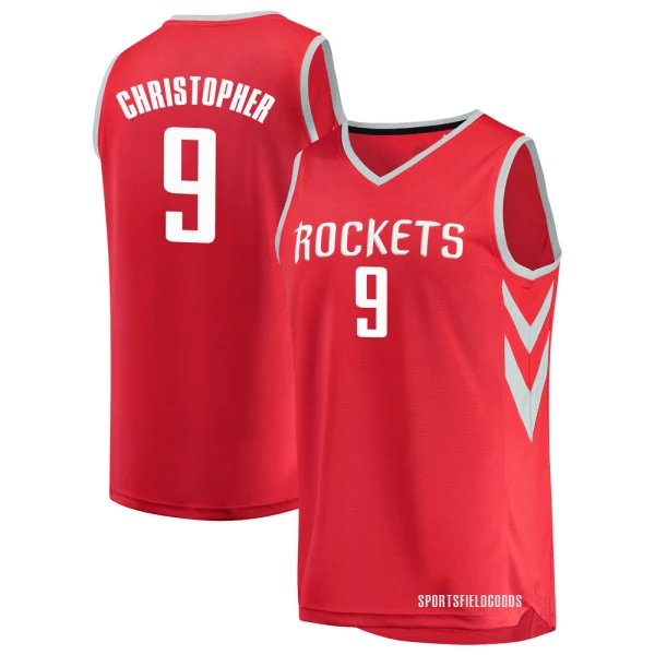 Youth Josh Christopher Houston Rockets Red Fast Break Jersey - Icon Edition