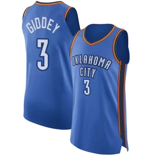 Youth Josh Giddey Oklahoma City Thunder Blue Authentic Jersey - Icon Edition