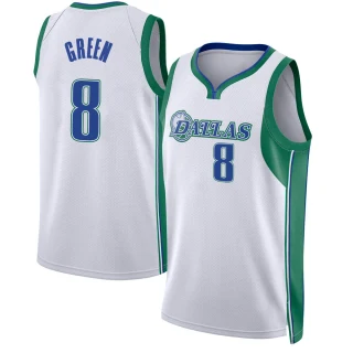 Youth Josh Green Dallas Mavericks White Swingman 2021/22 City Edition Jersey