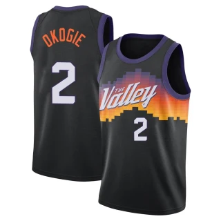 Youth Josh Okogie Phoenix Suns Black Swingman 2020/21 City Edition Jersey