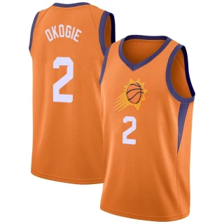 Youth Josh Okogie Phoenix Suns Orange Swingman Jordan Brand Jersey - Statement Edition