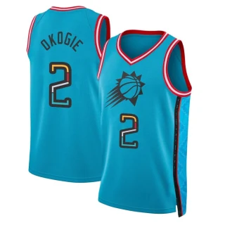 Youth Josh Okogie Phoenix Suns Purple Swingman 2022/23 City Edition Jersey