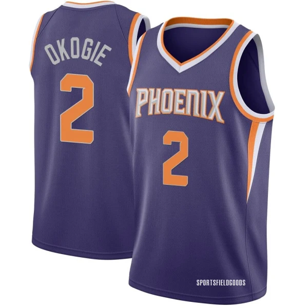 Youth Josh Okogie Phoenix Suns Purple Swingman Jersey - Icon Edition
