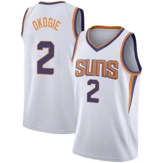Youth Josh Okogie Phoenix Suns White Swingman 2020/21 Jersey - Association Edition