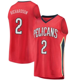 Youth Josh Richardson New Orleans Pelicans Red Fast Break Jersey - Statement Edition