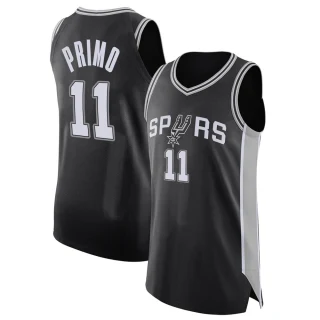 Youth Joshua Primo San Antonio Spurs Black Authentic Jersey - Icon Edition