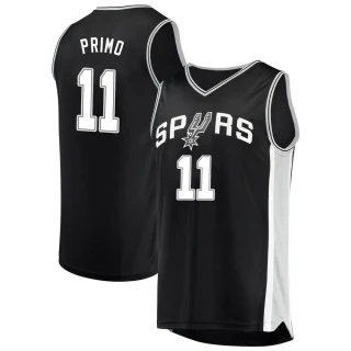 Youth Joshua Primo San Antonio Spurs Black Fast Break Jersey - Icon Edition
