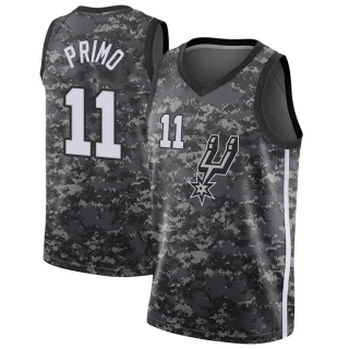 Youth Joshua Primo San Antonio Spurs Black Swingman Jersey - City Edition