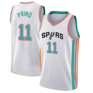 Youth Joshua Primo San Antonio Spurs White Swingman 2021/22 City Edition Jersey