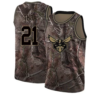 Youth JT Thor Charlotte Hornets Camo Swingman Realtree Collection Jersey