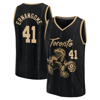 Youth Juancho Hernangomez Toronto Raptors Black Fast Break 2021/22 Replica City Edition Jersey