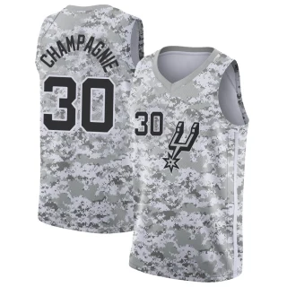Youth Julian Champagnie San Antonio Spurs White Swingman 2018/19 Jersey - Earned Edition