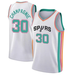 Youth Julian Champagnie San Antonio Spurs White Swingman 2021/22 City Edition Jersey