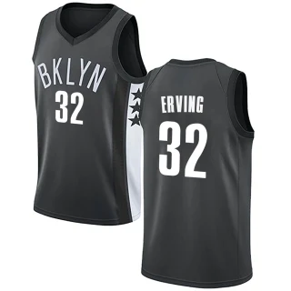 Youth Julius Erving Brooklyn Nets Gray Swingman Jersey - Statement Edition