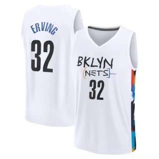 Youth Julius Erving Brooklyn Nets White Fast Break 2022/23 City Edition Jersey