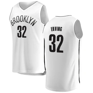 Youth Julius Erving Brooklyn Nets White Fast Break Jersey - Association Edition