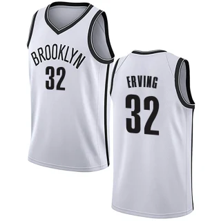 Youth Julius Erving Brooklyn Nets White Swingman Jersey - Association Edition