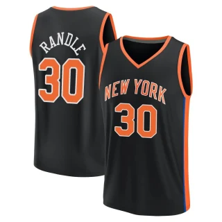 Youth Julius Randle New York Knicks Black Fast Break 2022/23 City Edition Jersey