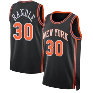 Youth Julius Randle New York Knicks Black Swingman 2021/22 Jersey - City Edition