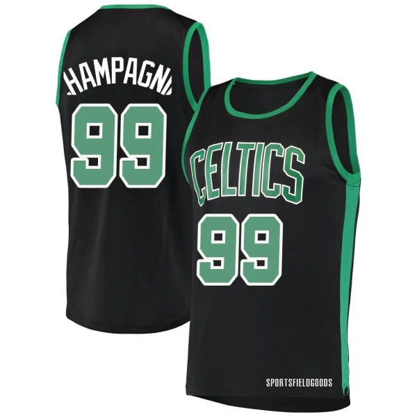 Youth Justin Champagnie Boston Celtics Black Fast Break Jersey - Statement Edition