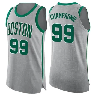 Youth Justin Champagnie Boston Celtics Gray Swingman Jersey - City Edition