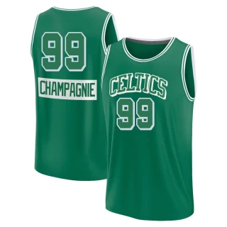 Youth Justin Champagnie Boston Celtics Green Fast Break Kelly 2021/22 Replica City Edition Jersey
