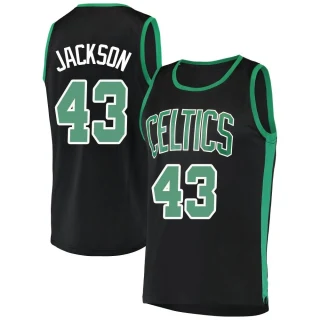 Youth Justin Jackson Boston Celtics Black Fast Break Jersey - Statement Edition