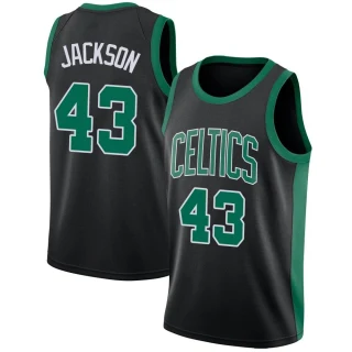 Youth Justin Jackson Boston Celtics Black Swingman Jersey - Statement Edition