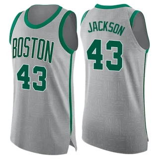 Youth Justin Jackson Boston Celtics Gray Swingman Jersey - City Edition
