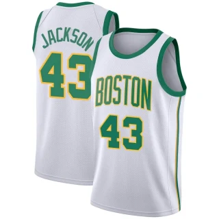 Youth Justin Jackson Boston Celtics White Swingman 2018/19 Jersey - City Edition
