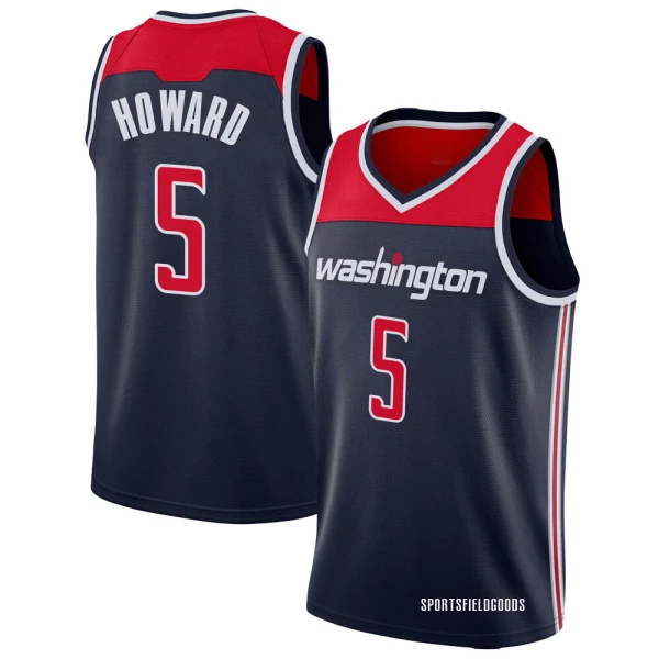 Youth Juwan Howard Washington Wizards Navy Swingman Jersey - Statement Edition