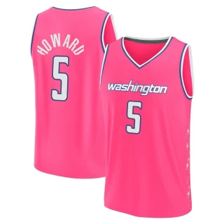 Youth Juwan Howard Washington Wizards Pink Fast Break 2022/23 City Edition Jersey