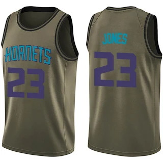 Youth Kai Jones Charlotte Hornets Green Swingman Salute to Service Jersey