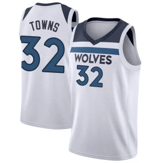 Youth Karl-Anthony Towns Minnesota Timberwolves White Swingman Jersey - Icon Edition