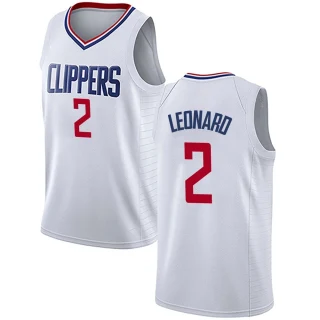 Youth Kawhi Leonard Los Angeles Clippers White Swingman Jersey - Association Edition