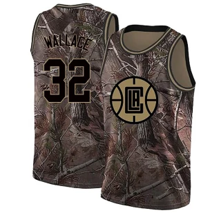 Youth Keaton Wallace Los Angeles Clippers Camo Swingman Realtree Collection Jersey