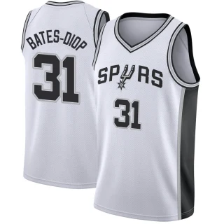 Youth Keita Bates-Diop San Antonio Spurs White Swingman Jersey - Association Edition