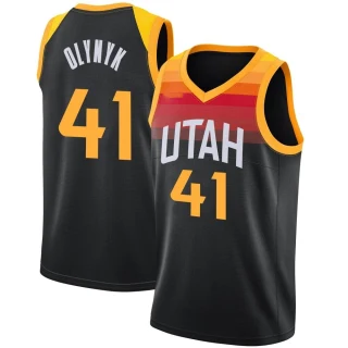 Youth Kelly Olynyk Utah Jazz Black Swingman Jaz 2021/22 Diamond Icon Edition Jersey