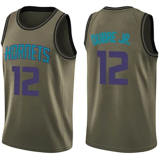 Youth Kelly Oubre Jr. Charlotte Hornets Green Swingman Salute to Service Jersey