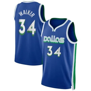 Youth Kemba Walker Dallas Mavericks Blue Swingman 2022/23 City Edition Jersey