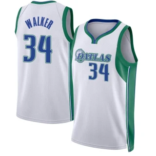 Youth Kemba Walker Dallas Mavericks White Swingman 2021/22 City Edition Jersey