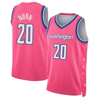 Youth Kendrick Nunn Washington Wizards Pink Swingman 2022/23 City Edition Jersey
