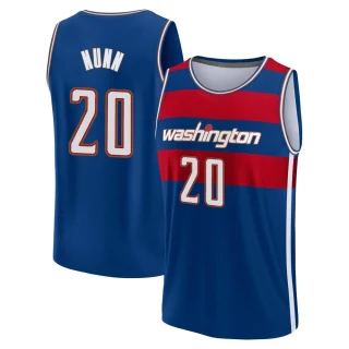 Youth Kendrick Nunn Washington Wizards Royal Fast Break 2021/22 Replica City Edition Jersey