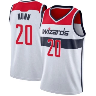 Youth Kendrick Nunn Washington Wizards White Swingman Jersey - Association Edition