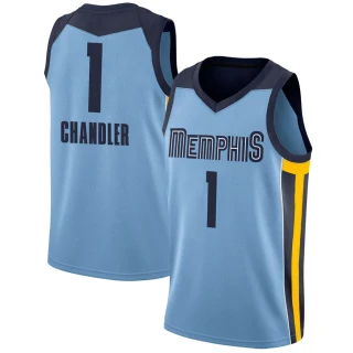 Youth Kennedy Chandler Memphis Grizzlies Light Blue Swingman Jersey - Statement Edition