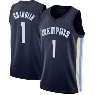 Youth Kennedy Chandler Memphis Grizzlies Navy Swingman Jersey - Icon Edition